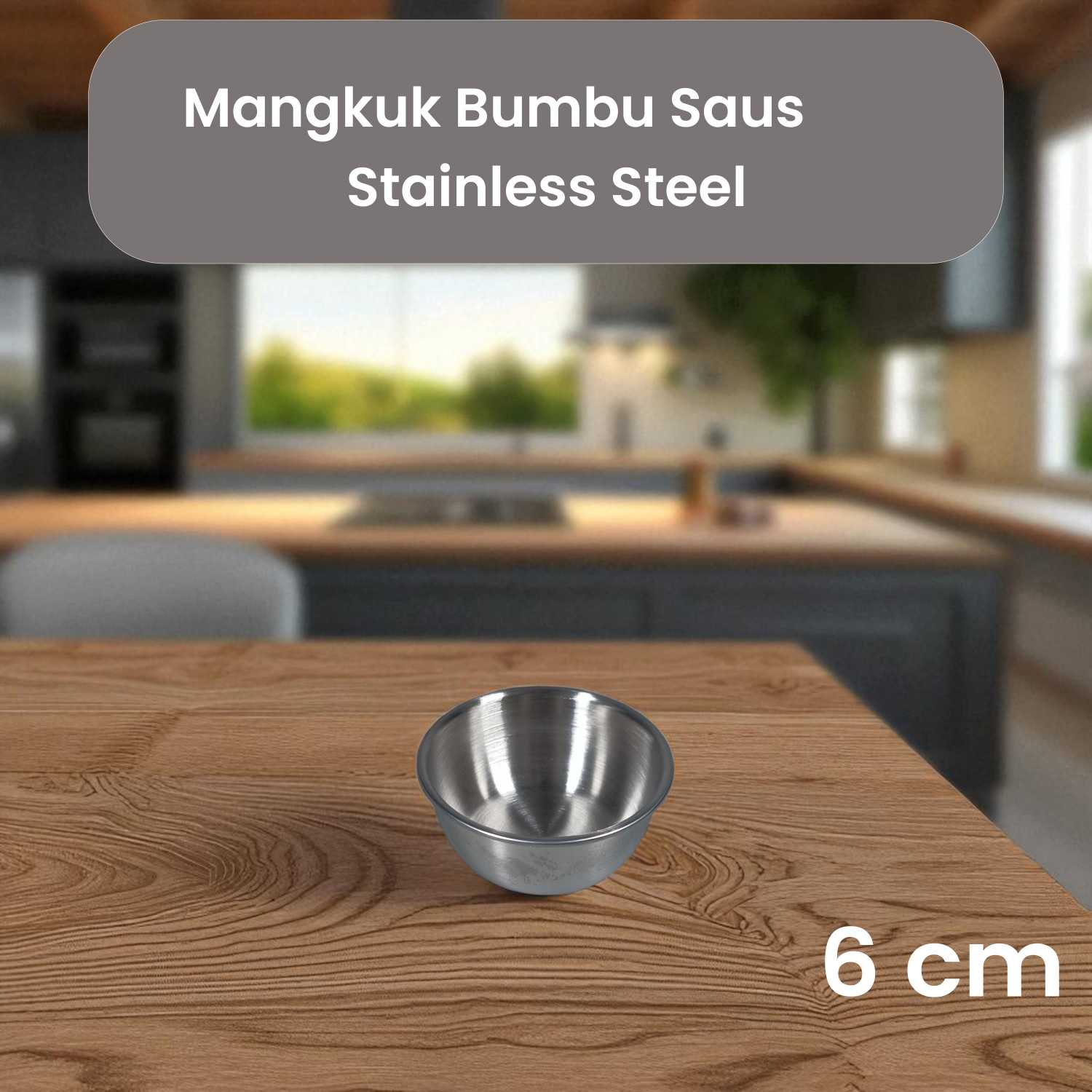 Jual ALRY Mangkuk Bumbu Saus Stainless Steel Western Seasoning
