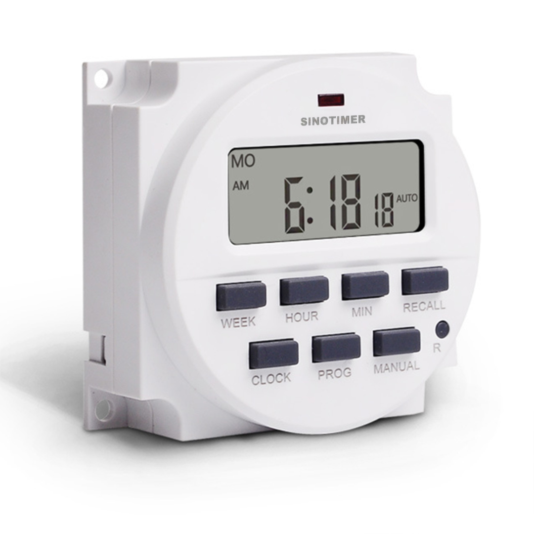 SINOTIMER Programmable Digital Timer Switch Relay 16 Program 220V/16A - TM618N-2