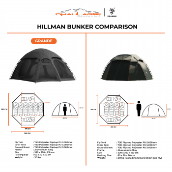 HILLMAN Bunker dome shelter 中型 ホワイト HILLMAN BUNKER DOME