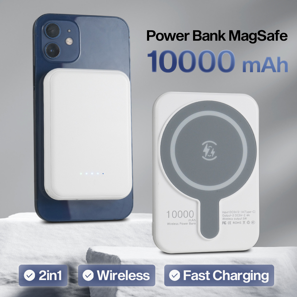 Tollcuudda Power Bank Wireless Magnetic MagSafe PD USB 20W 10000mAh - TC374