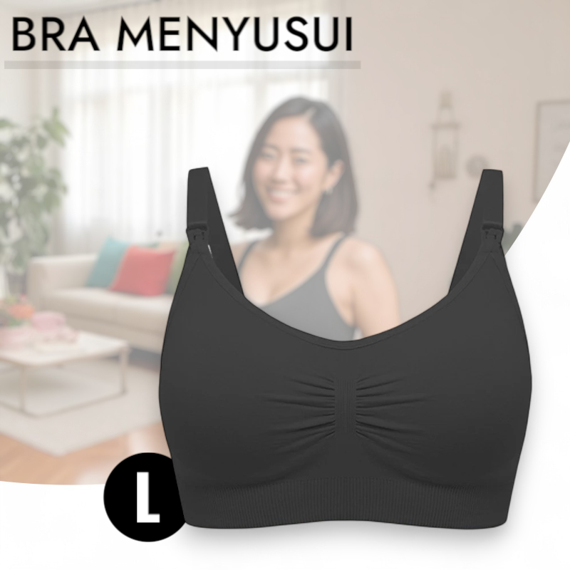 Beauforme Bra Menyusui Hamil Nursing Tanpa Kawat Busa Seamless - BFY8