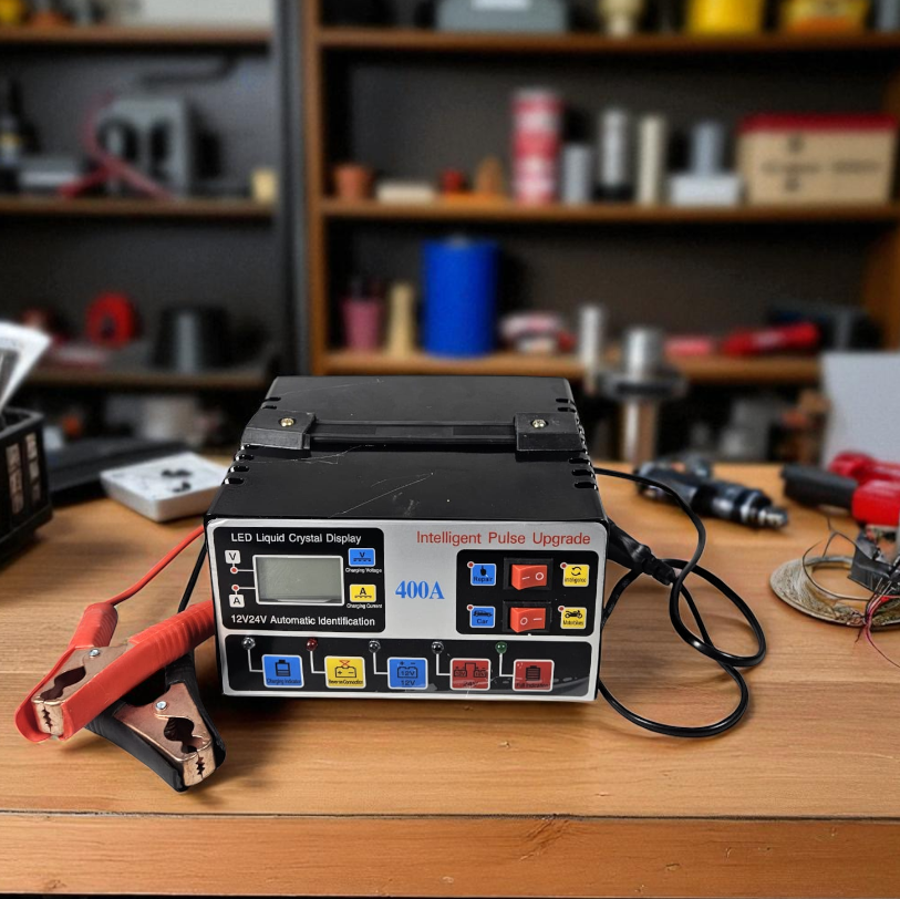 YQ Charger Aki Mobil Intelligent Battery Charger 12V/24V 400A - TR-20