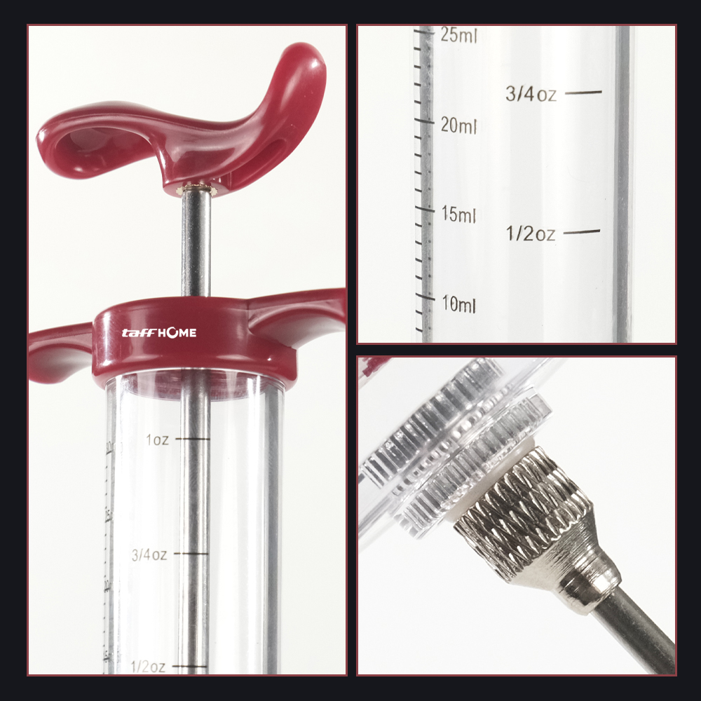 Delidge Injektor Bumbu Marinasi Daging BBQ Seasoning Injector - HC117