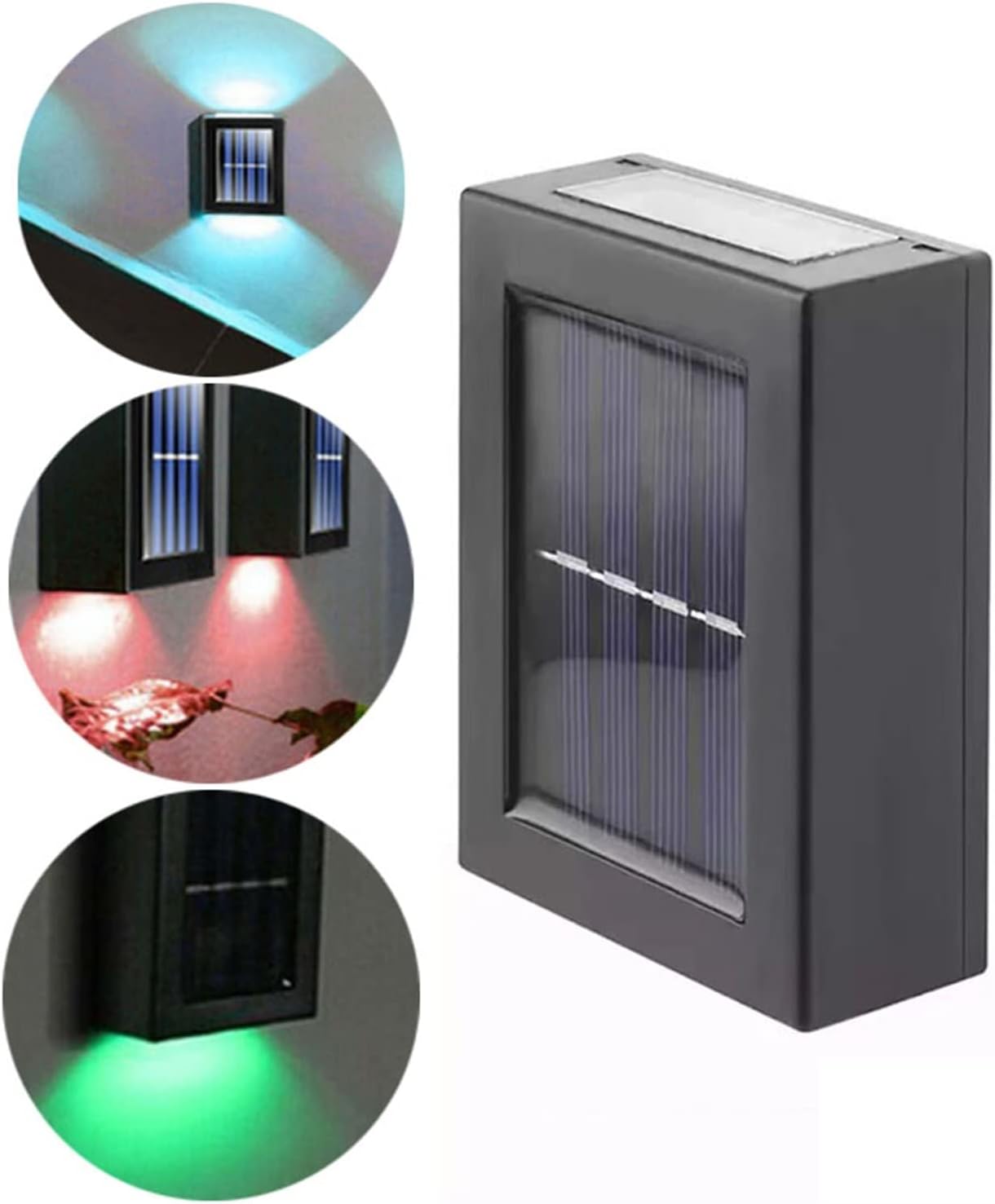 SoFlare Lampu Dinding Solar Outdoor Waterproof RGB 4 LED - INU150
