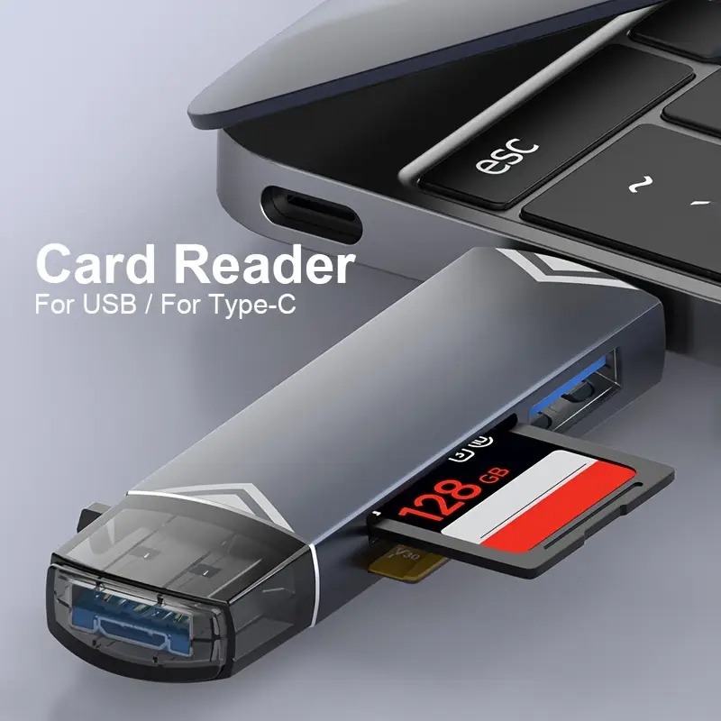 ZXX Card Reader 6in1 Type C USB 3.0 OTG MicroSD - Z61