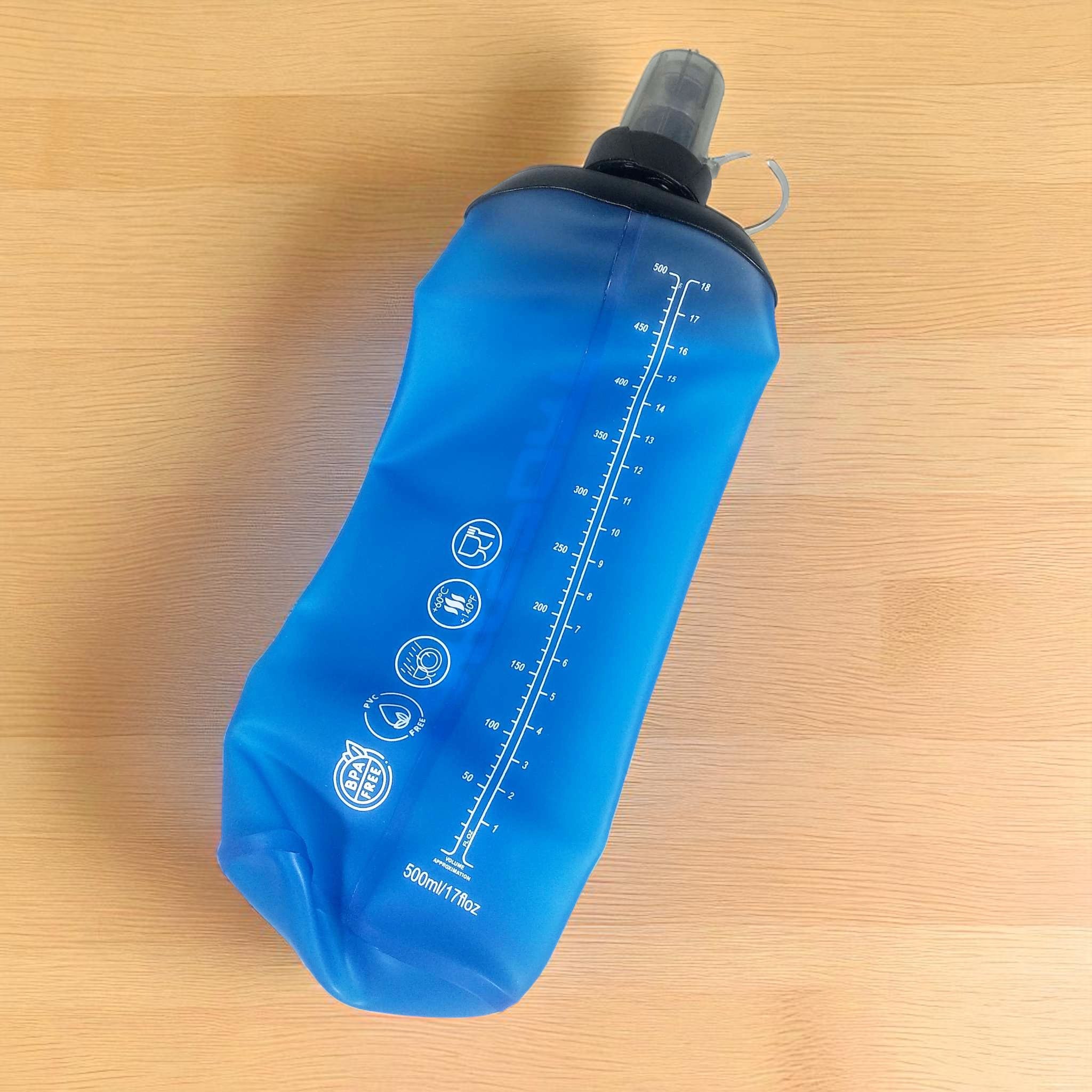 TaffSPORT Botol Minum Soft Flask Foldable Sport Water Bottle TPU 500ml - TFG-50