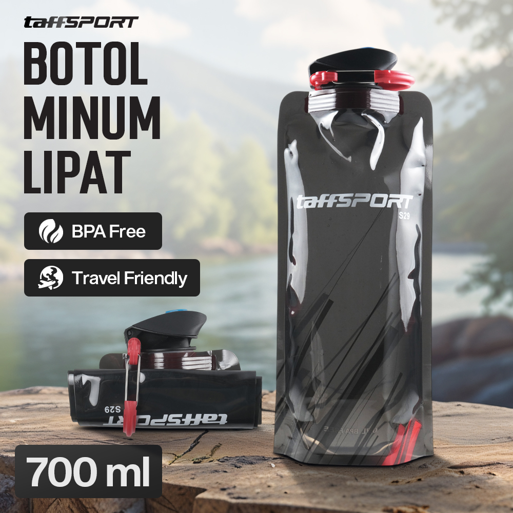 TaffSPORT Botol Minum Lipat Camping Hiking Drinking Bottle 700ml - S29