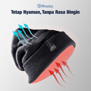 Rhodey Topi Kupluk Rajut Pria Wanita Polyester Beanie Hat Winter - EC002