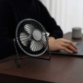Jual SANHUAI Kipas Angin Meja Portable Desk Table Fan USB