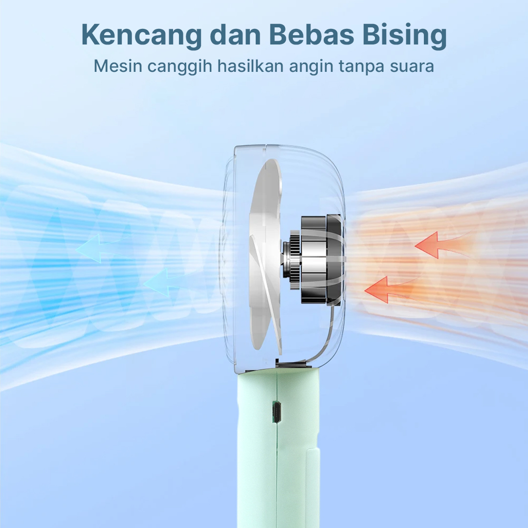 LivingSmart Kipas Angin Genggam Portable Handheld Mini Fan USB - SS-2