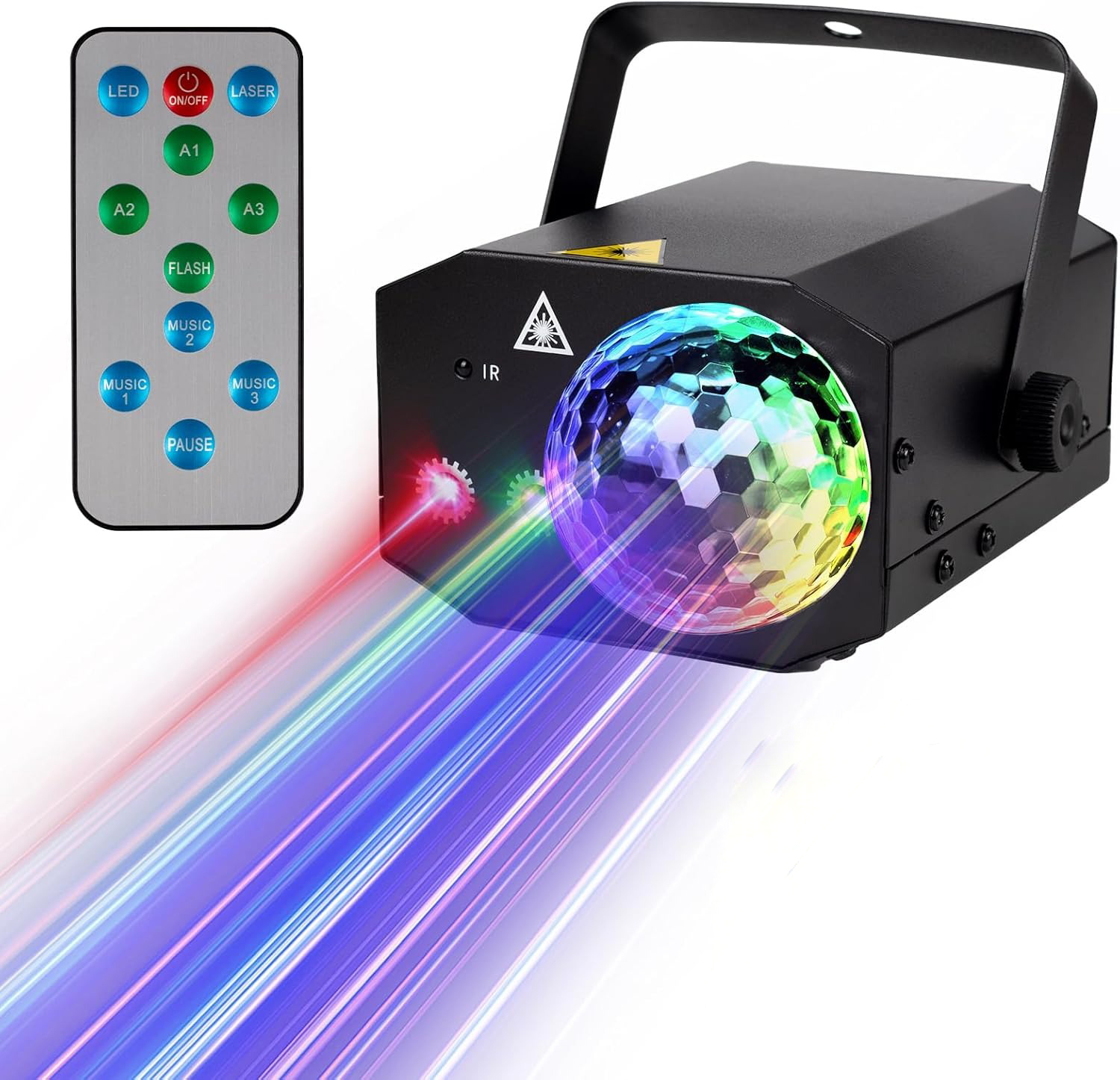 ALIEN Lampu Proyektor Disco 16 Patterns 240V 10W with Remote - TC-7007P