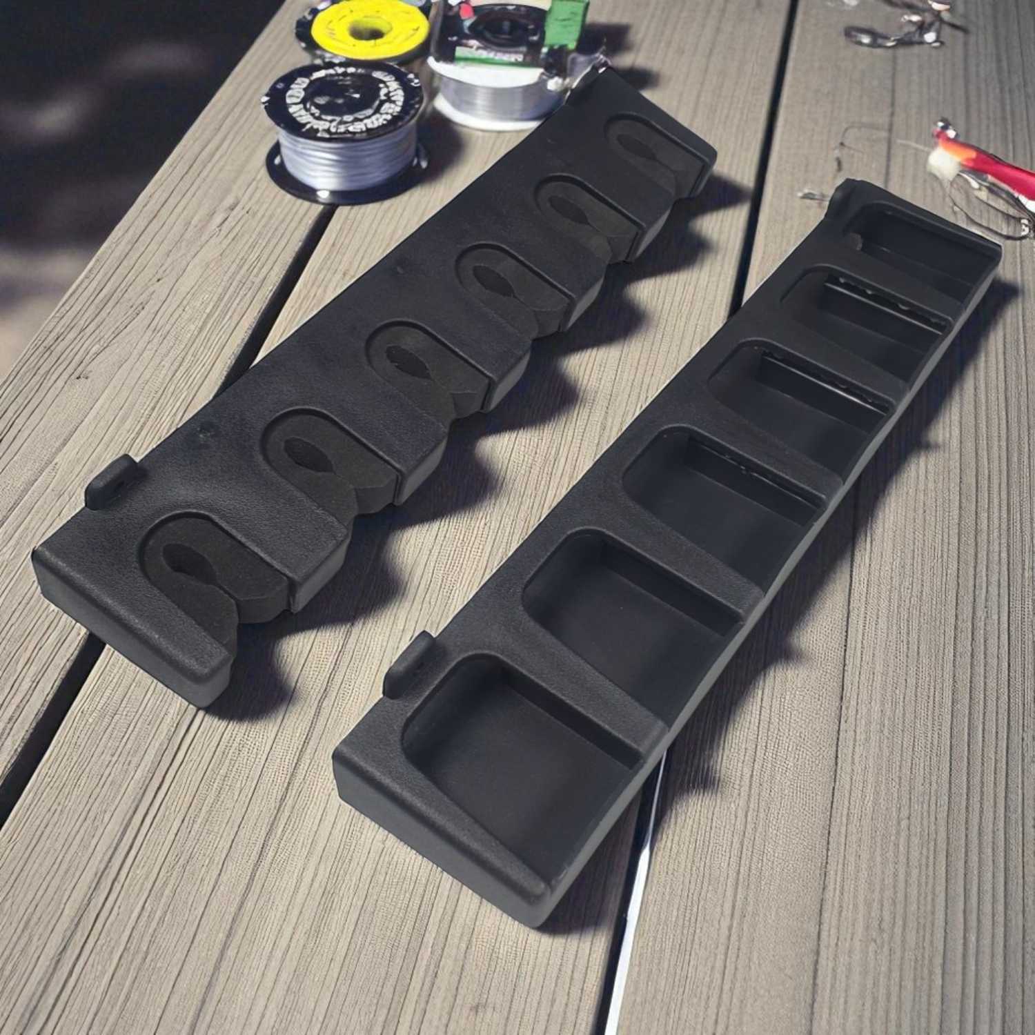 TaffSPORT Rak Holder Joran Pancing Wall Mount Fishing Rod 6 Slot - R5 - Gambar 3