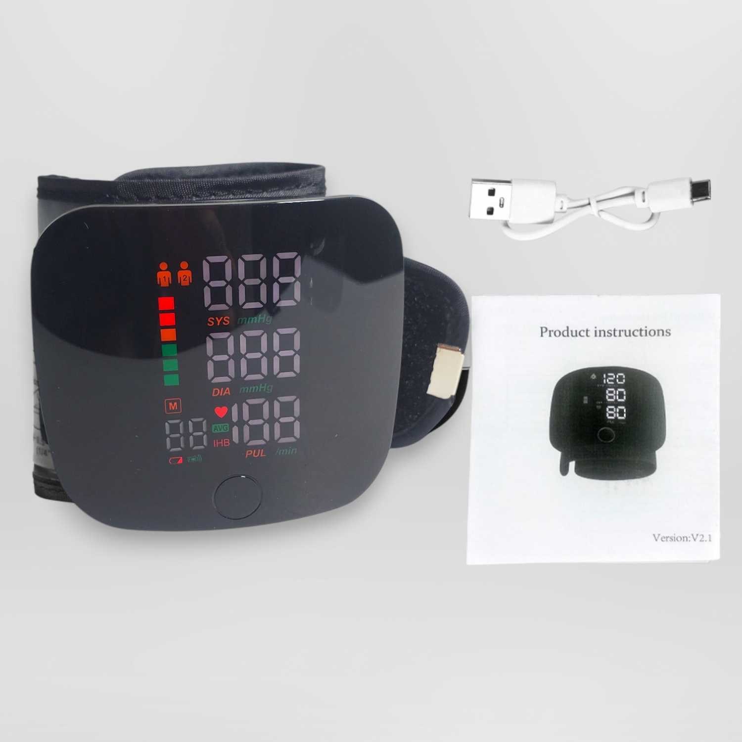 TaffOmicron Tensimeter Digital Pengukur Tekanan Darah Indonesia Voice - A01 - Gambar 6