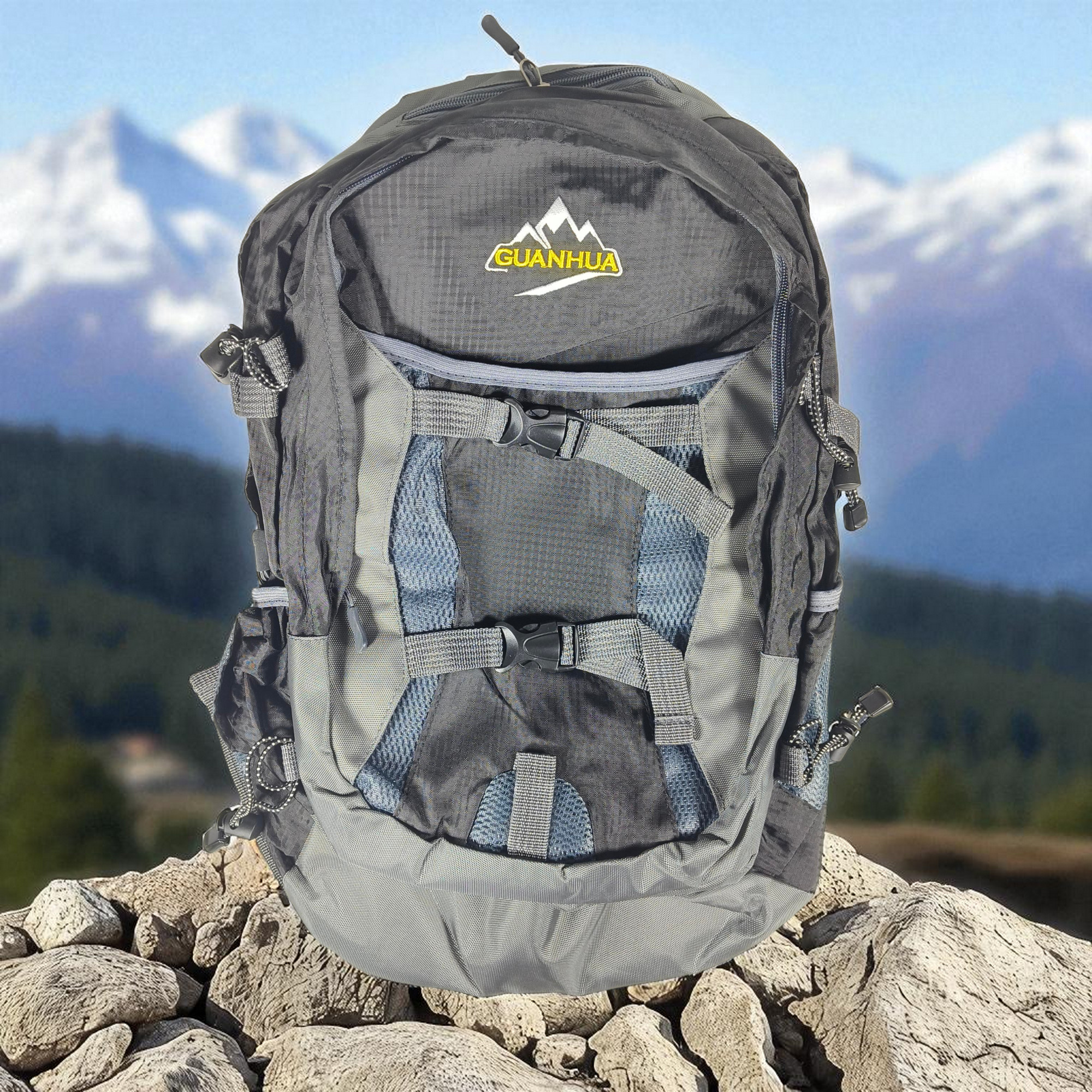Guanhua Tas Ransel Gunung Mountaineering Backpack Outdoor 35 L - NH15Y001-Z