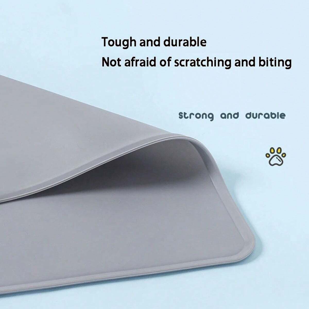 Hachikitty Matras Tempat Makan Hewan Peliharaan Anjing Food Mat - CFB34