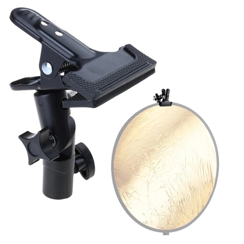 MEKING Background Reflector Disc Holder Bracket Clamp Klip Backdrop - QM3400