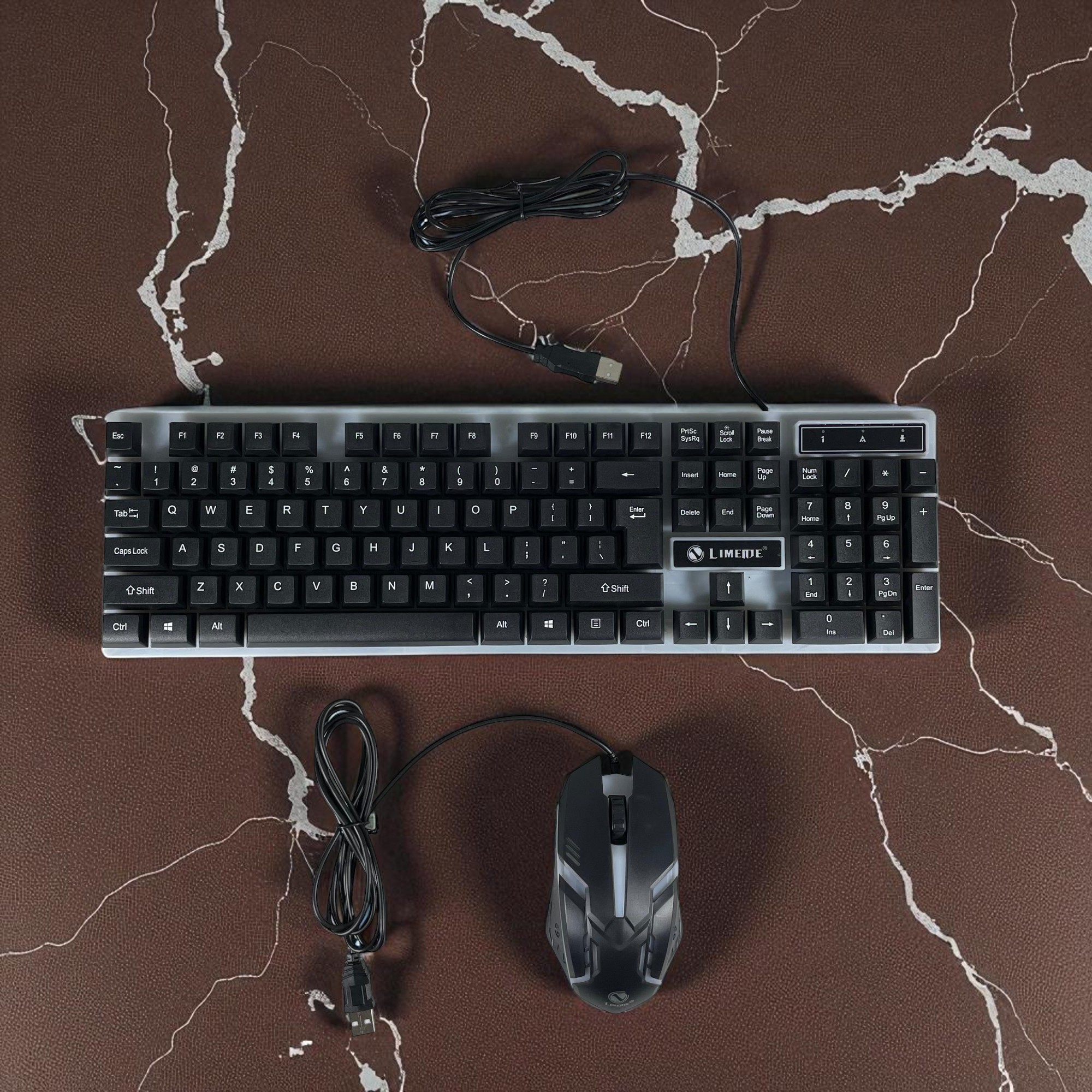 LIMEIDE Combo Gaming Keyboard RGB with Mouse - GTX300