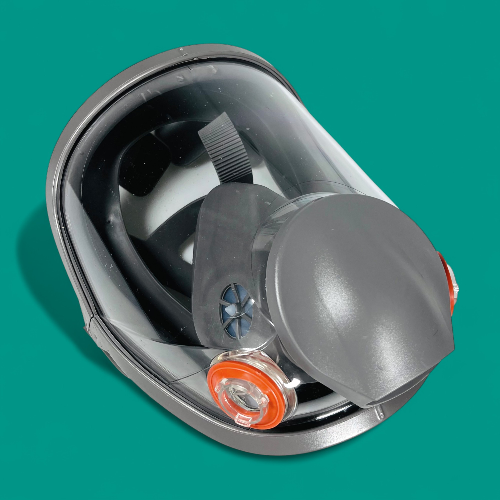Masker Gas Respirator Full Face with Activated Carbon Filter 6001CN - 6800 No.3