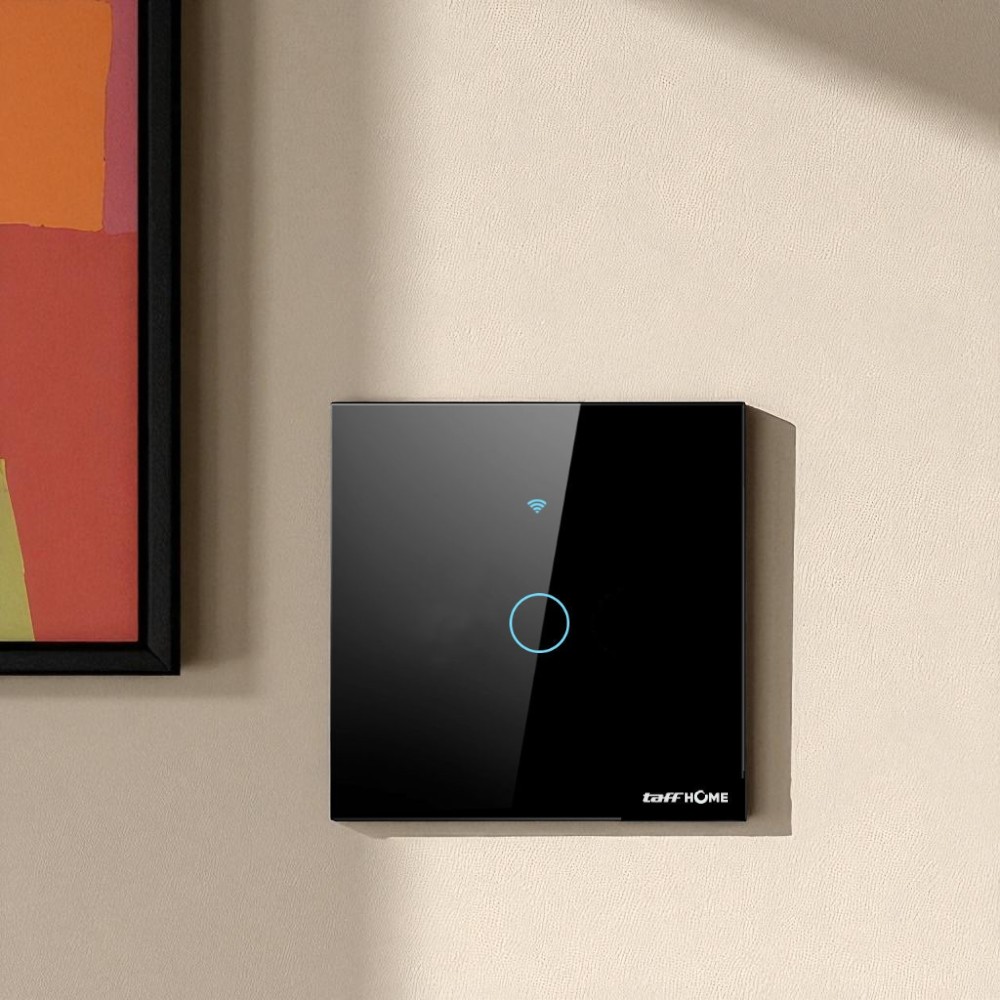 TaffHOME Saklar Lampu Wireless WiFi Remote Tuya Alexa Touch Control - TH86
