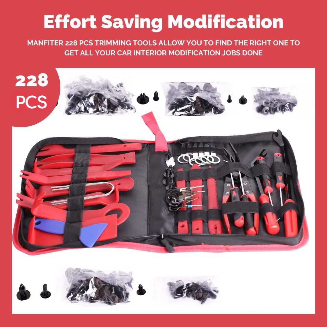 LARATH Set Alat Reparasi Dashboard Mobil Trim Removal Tool 228in1 - LTR28