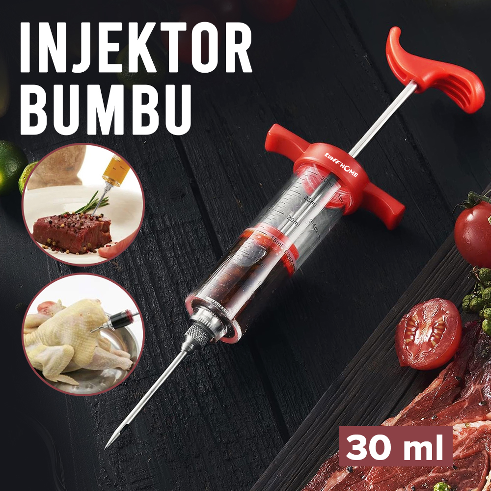 Delidge Injektor Bumbu Marinasi Daging BBQ Seasoning Injector - HC117