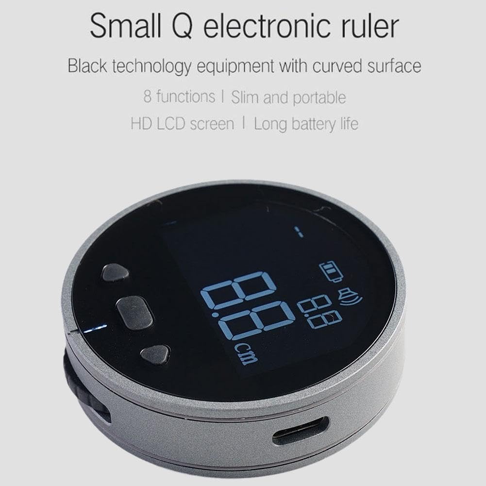 ATuMan Mini Q Ruler Penggaris Meteran Digital LCD Screen - Mini Q
