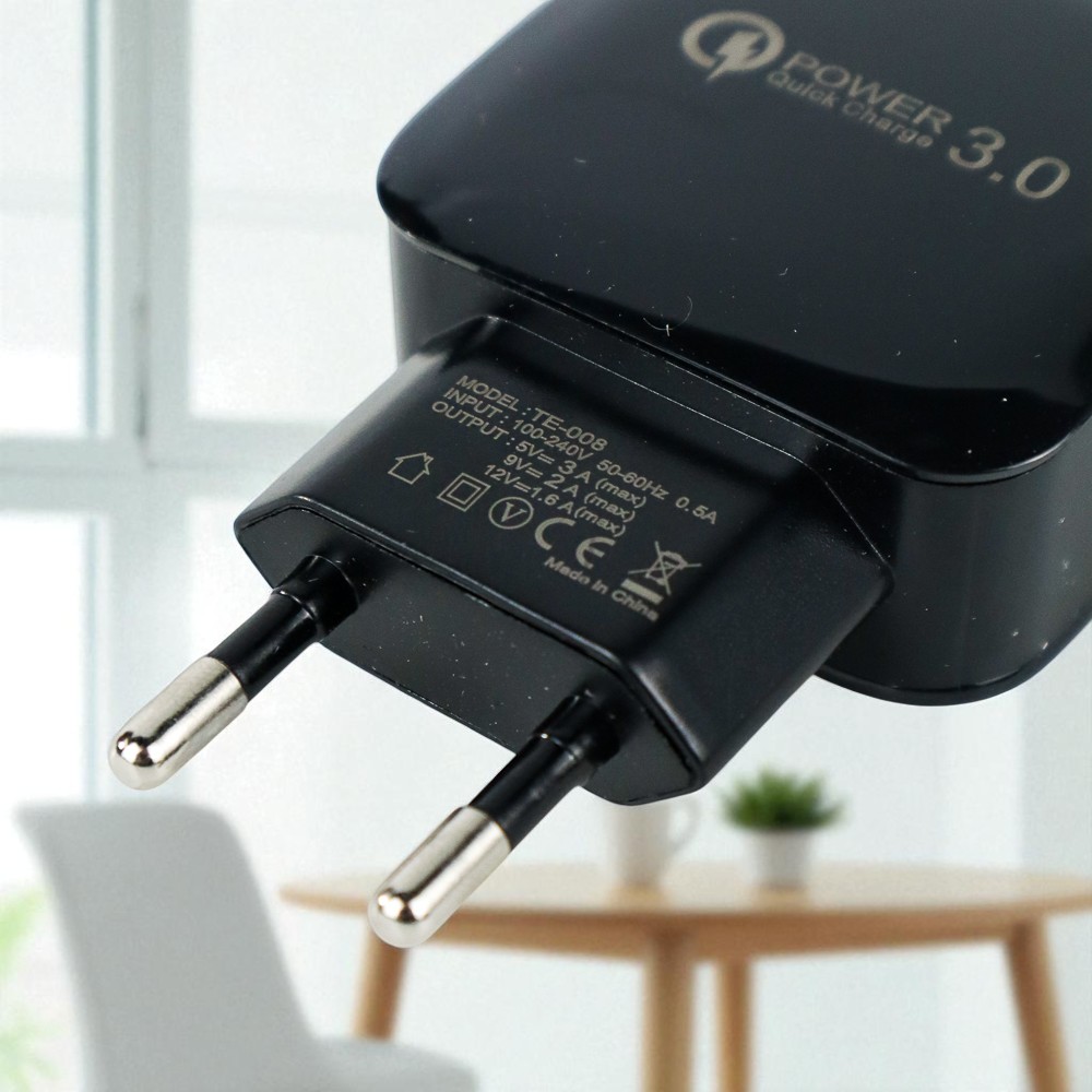 Taffware Wall Charger USB 1 Port Quick Charge 3.0 3A - TE008