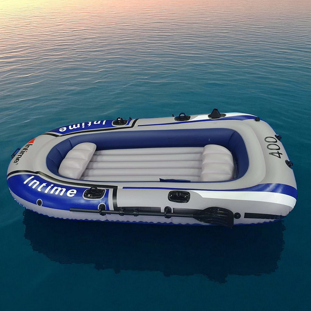INTIME 400 Perahu Karet Mancing Inflatable Fishing Boat 4 Person - YT-099
