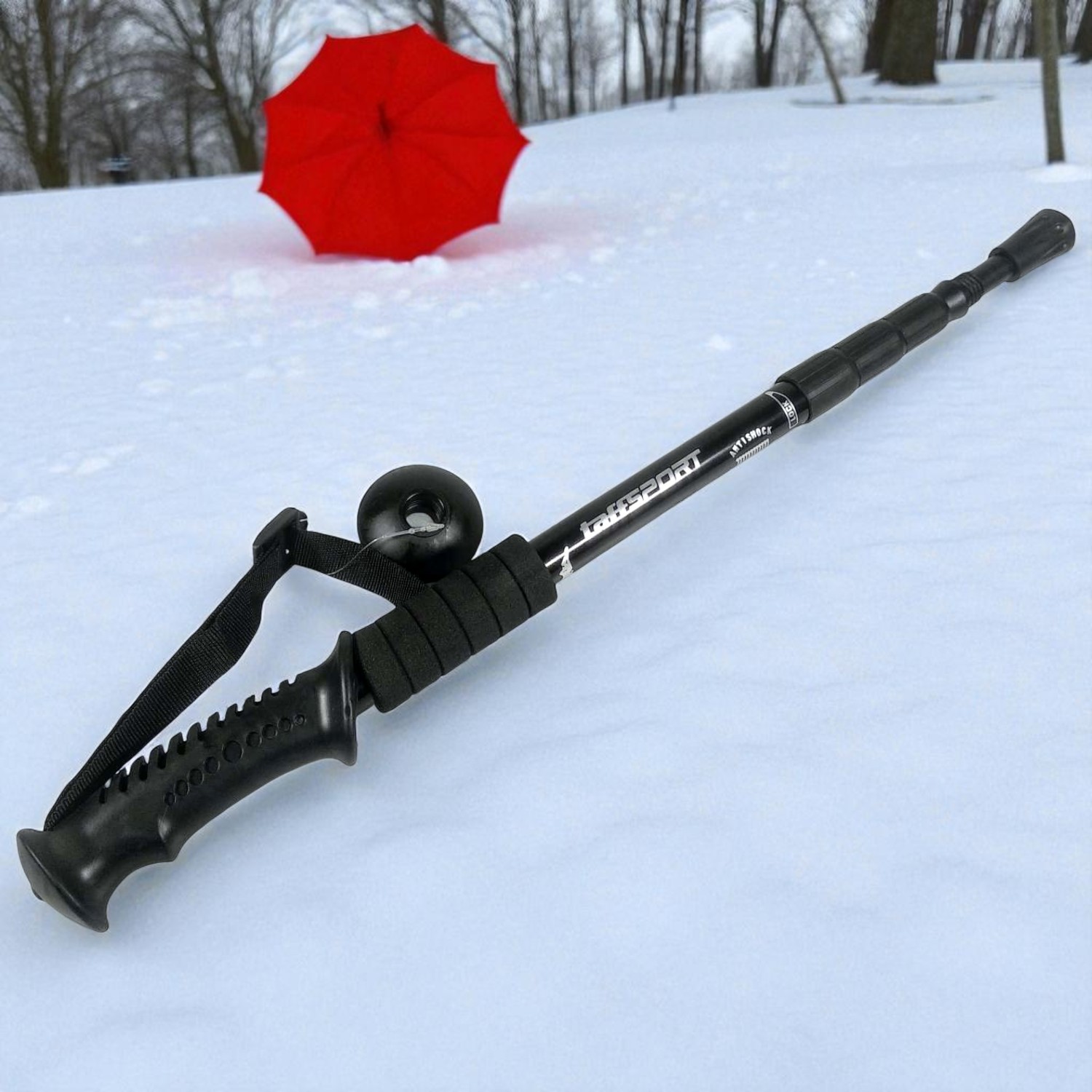 TaffSPORT Tongkat Hiking Trekking Pole Telescopic 4 Section - E4103