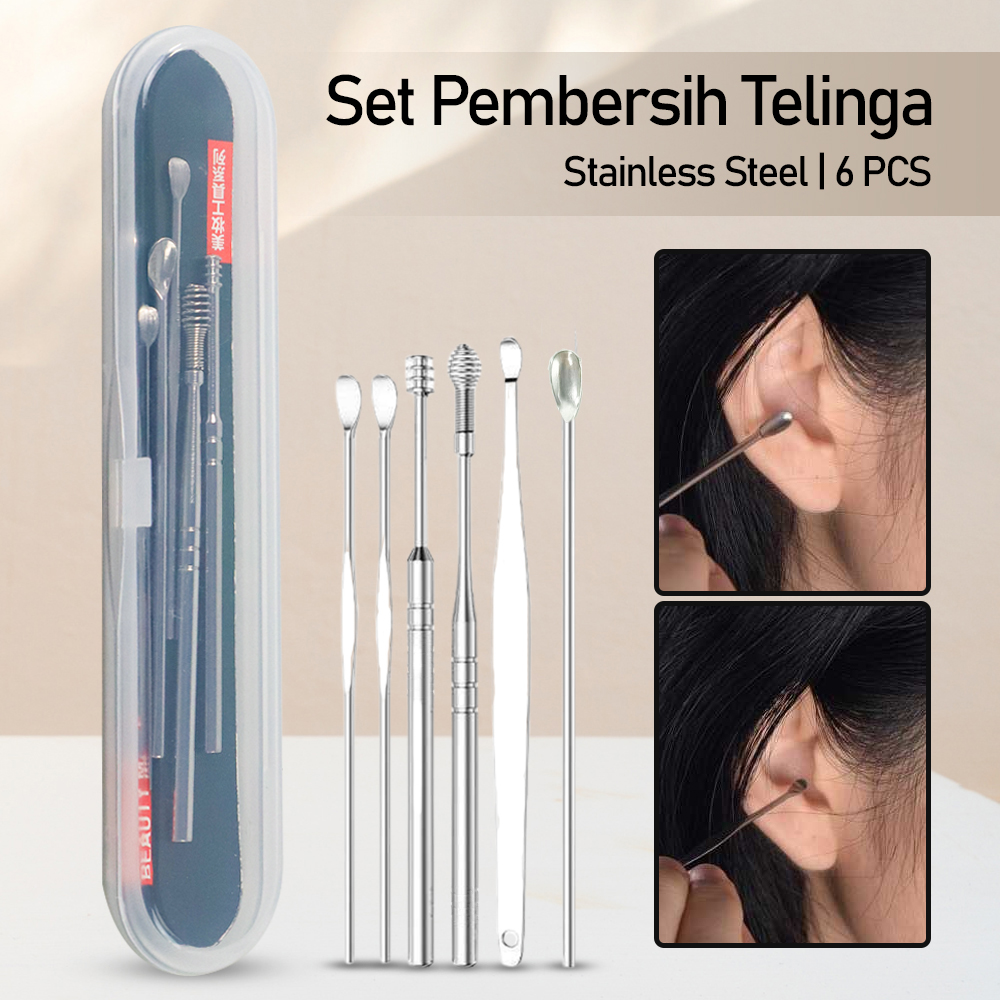 CWE Set Pembersih Telinga Korek Kuping 6 PCS - CW35