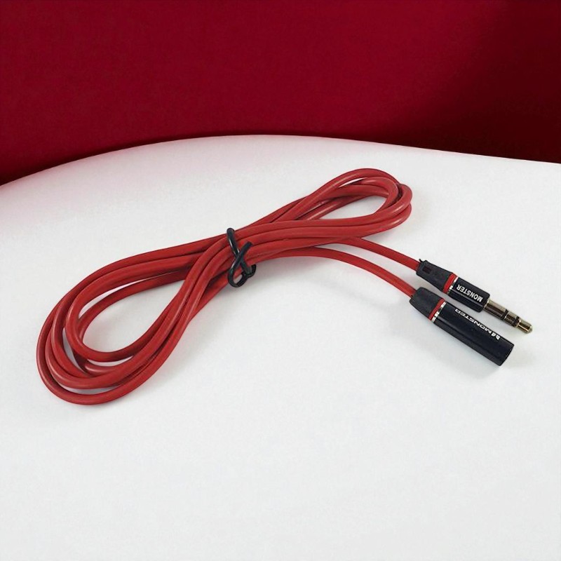 MONSTER Kabel AUX HiFi Audio Cable 3.5mm Male to Female - AV118