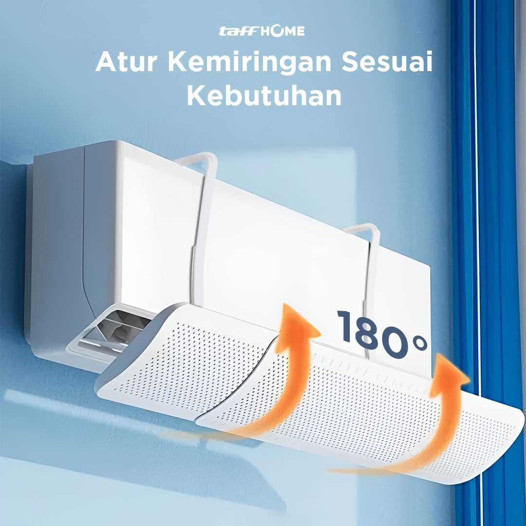 TaffHOME Cover Angin AC Retractable Three Board Windshield Deflector - HZ74 - Gambar 3