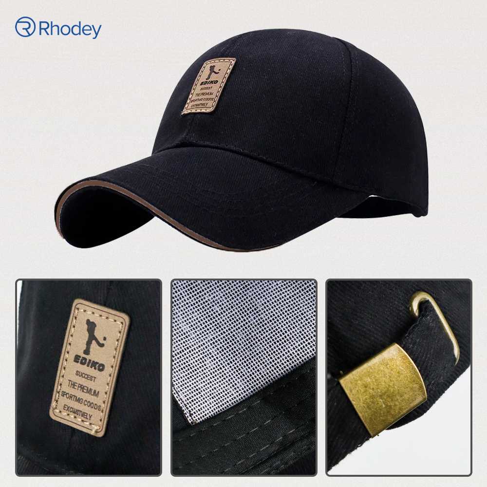 Rhodey EDIKO Topi Baseball Cap Long Visor Logo Ediko Golf - RB68 - Gambar 2