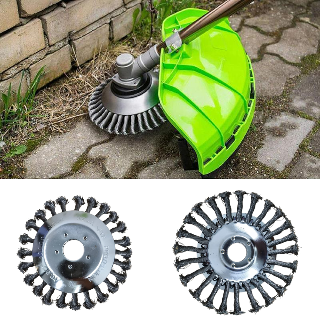 LISM Mata Pisau Potong Rumput Bulat Kawat Baja Weed Brush - LI2