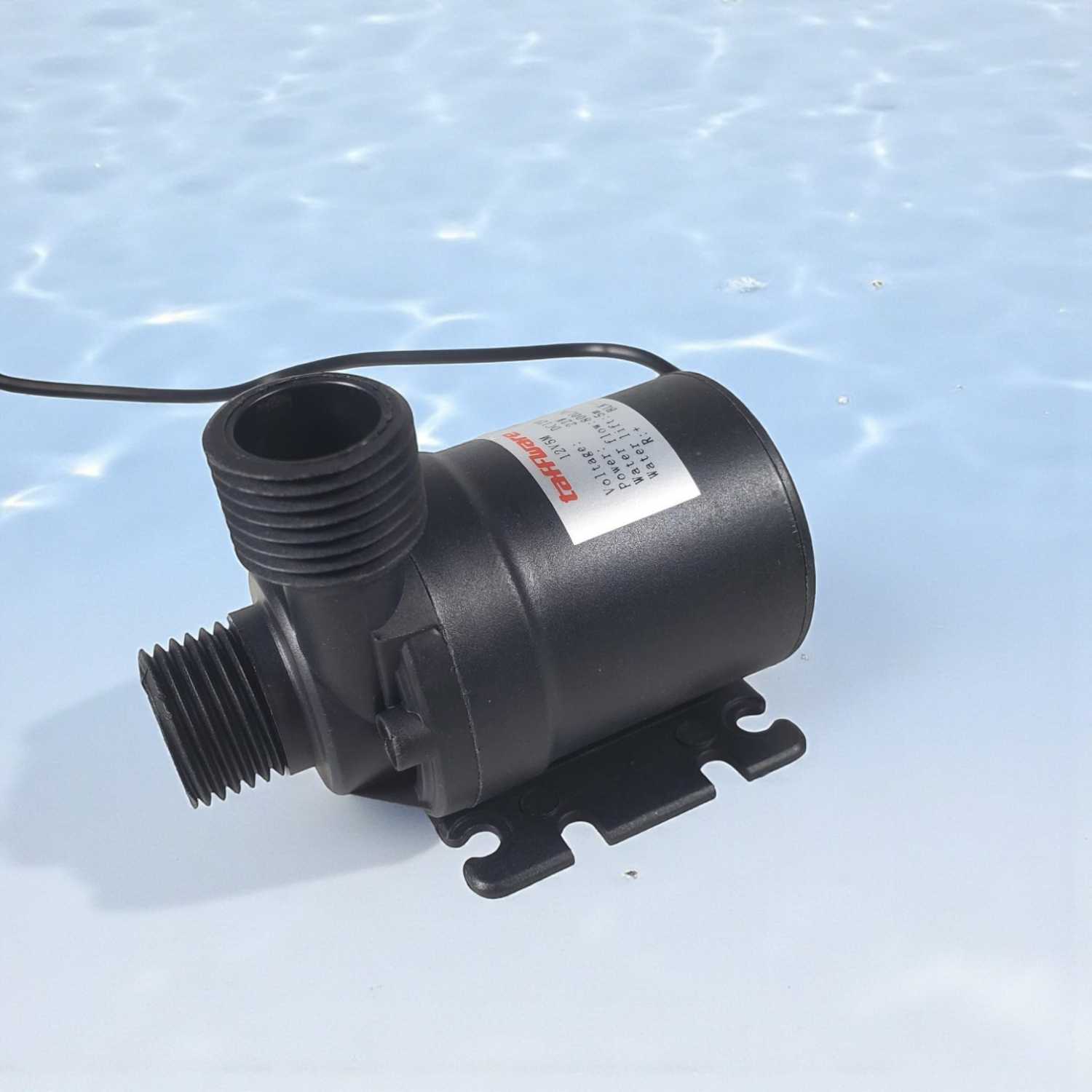 Taffware Pompa Air Aquarium Ikan Submersible Pump 12V 22W - 12V5M - Gambar 5