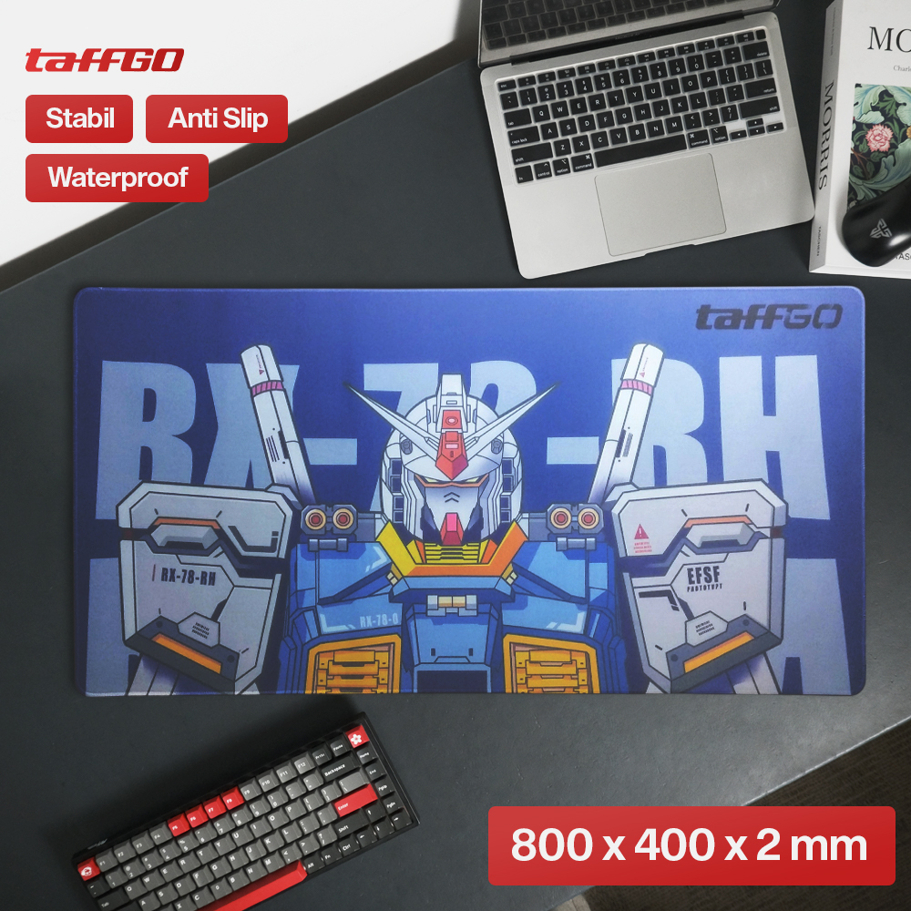 TaffGO Gaming Mouse Pad Gundam XL Desk Mat 800x400x2mm - KA-629