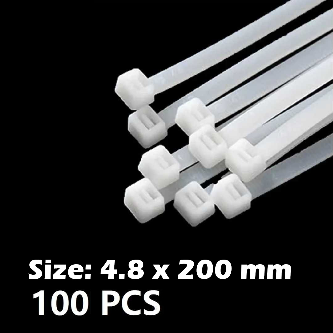 Taffware Kabel Ties Cable Nylon Multifunction 100 PCS - YQ835