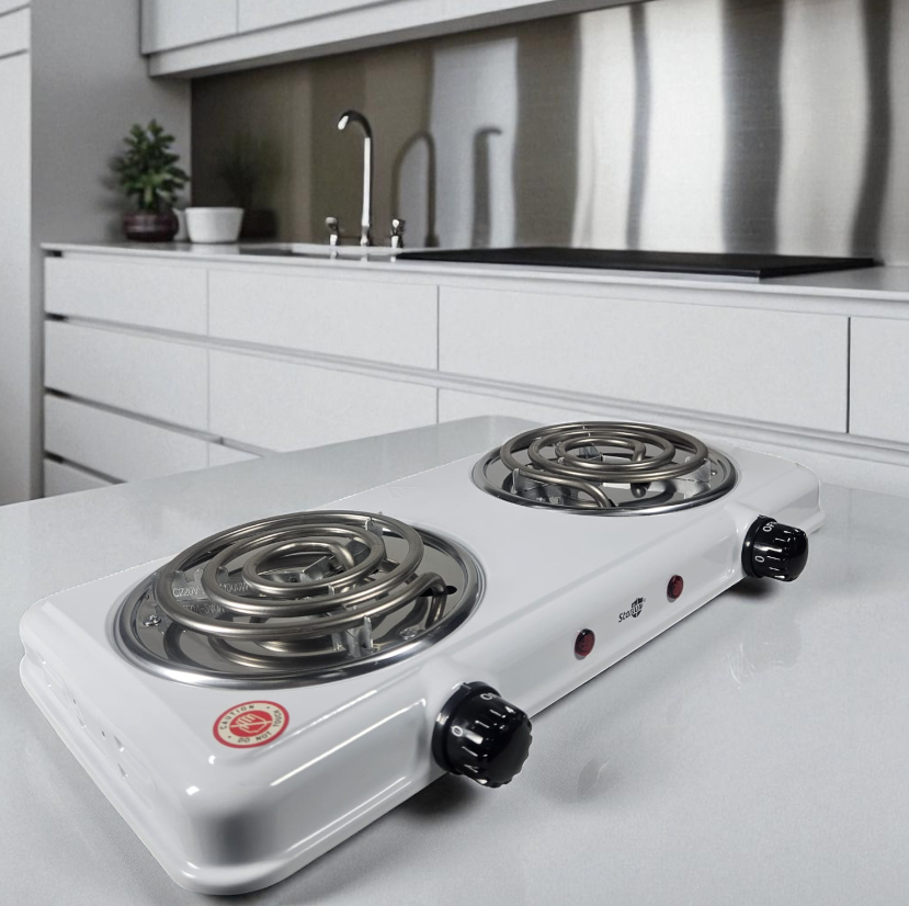 Starlux Kompor Listrik 2 Tungku Portable Coil Hot Plate 2000W - THP-5703
