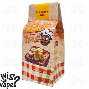 Rilla Banana Toast 60ml - Freebase Liquid by IJC x Hero57
