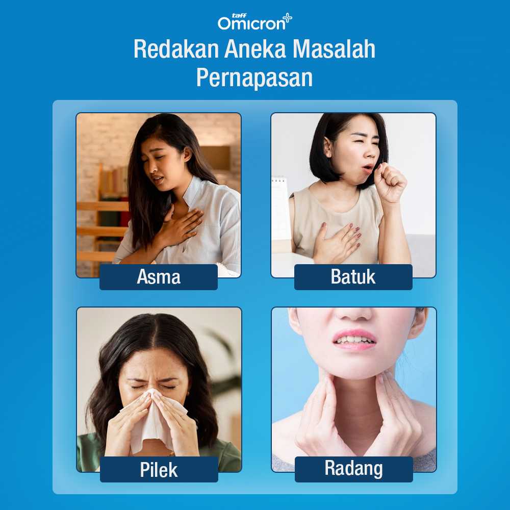 TaffOmicron Alat Terapi Pernapasan Mesh Nebulizer Portable Inhaler - JSL-W303 - Gambar 6