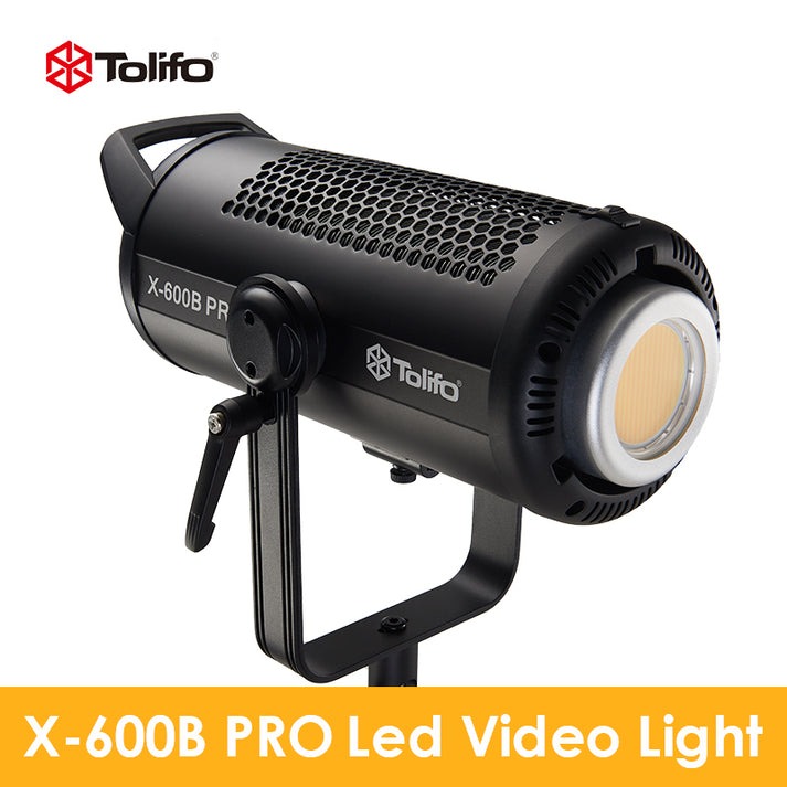 Tolifo Lampu Video LED Bi-Color COB Video Light 600W 6500K - X-600B PRO
