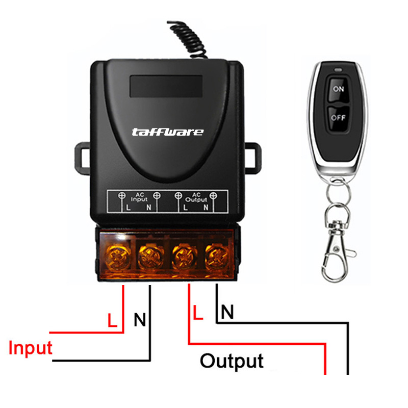 GISAEV Wireless Relay Switch Remote Control 433 MHz 220V 30A - KR2201B