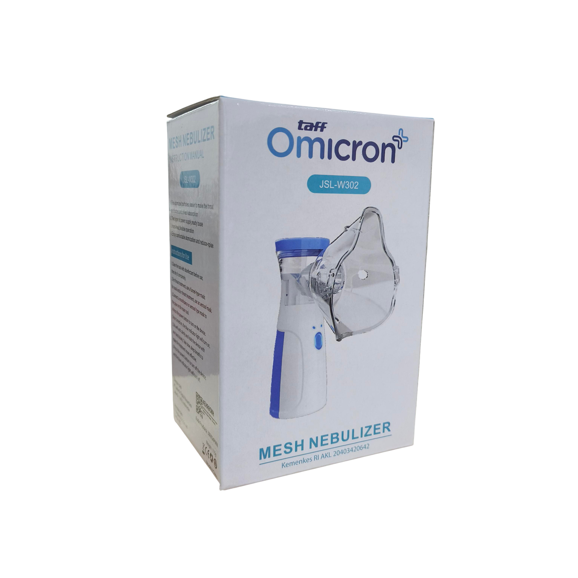 TaffOmicron Alat Terapi Pernapasan Mesh Nebulizer Inhaler Atomizer - JSL-W302