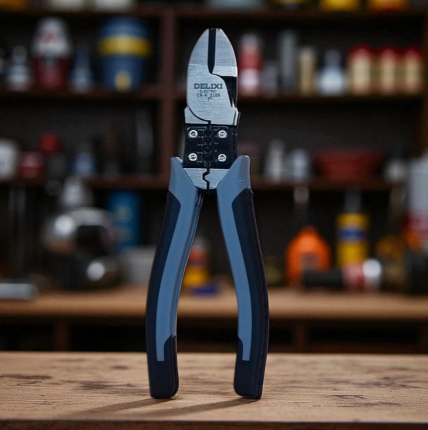 Delixi Tang Pemotong Kabel Multifunctional Diagonal Pliers 7 Inch - 2108