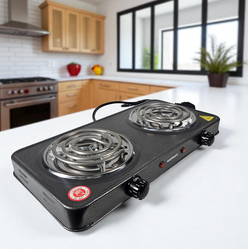 STARLUX Kompor Listrik 2 Tungku Portable Coil Hot Plate 2000W - SHP-5813