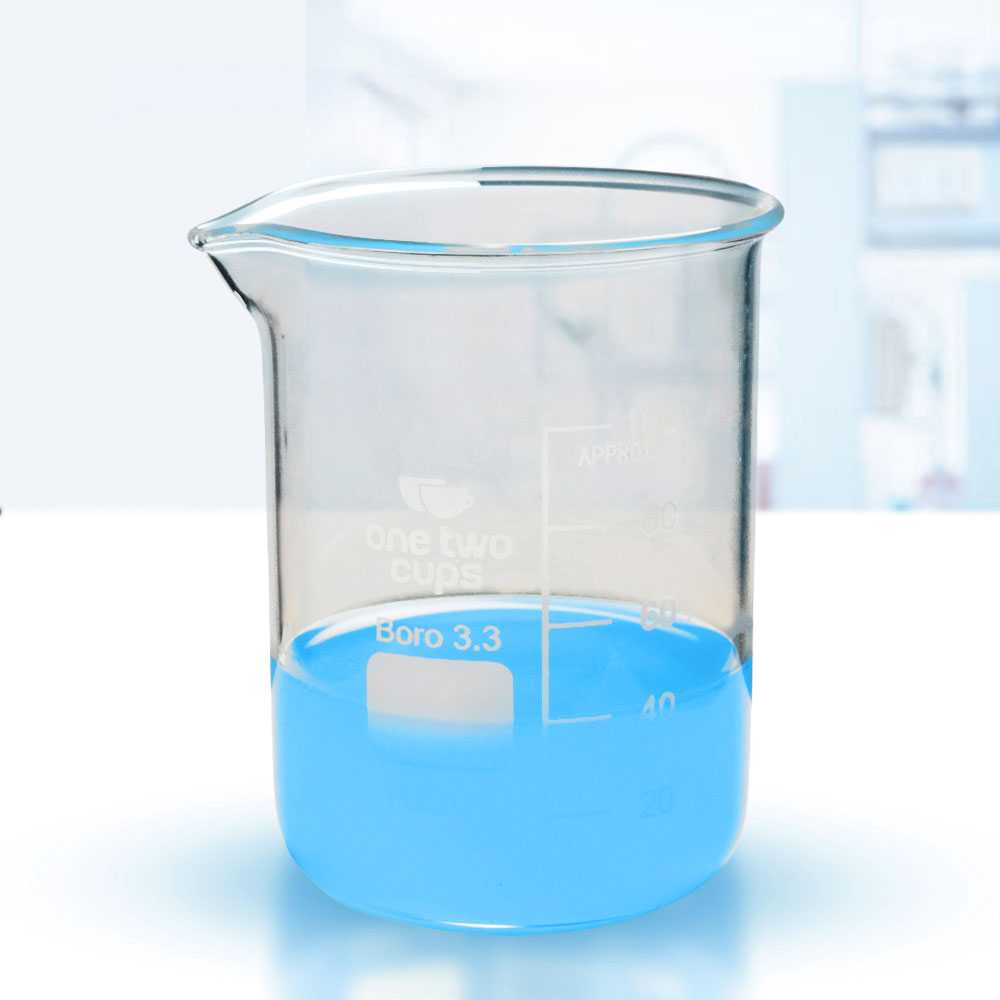 One Two Cups Gelas Ukur Lab Kimia Multifungsi Borosilicate Glass - GG-17 - Gambar 6
