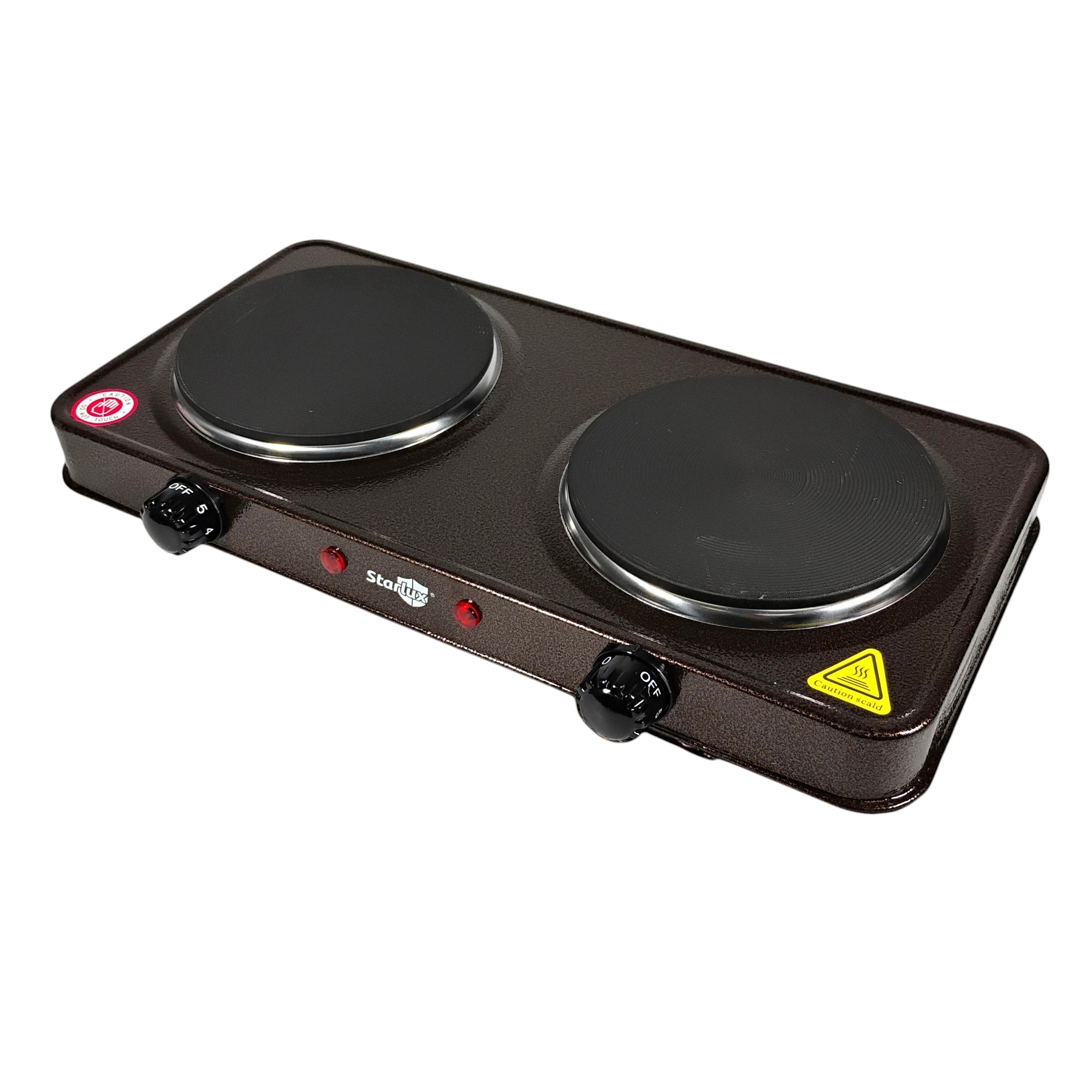 STARLUX Kompor Listrik 2 Tungku Electric Furnace Dual Hot Plate 2000W - SHP-5814