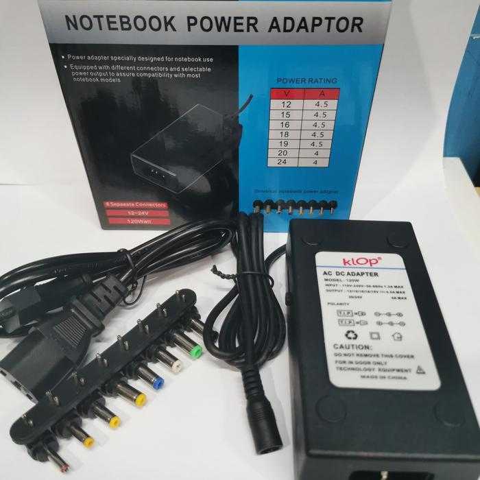 Jual adaptor multi notebook klop multi laptop POWER ADAPTER