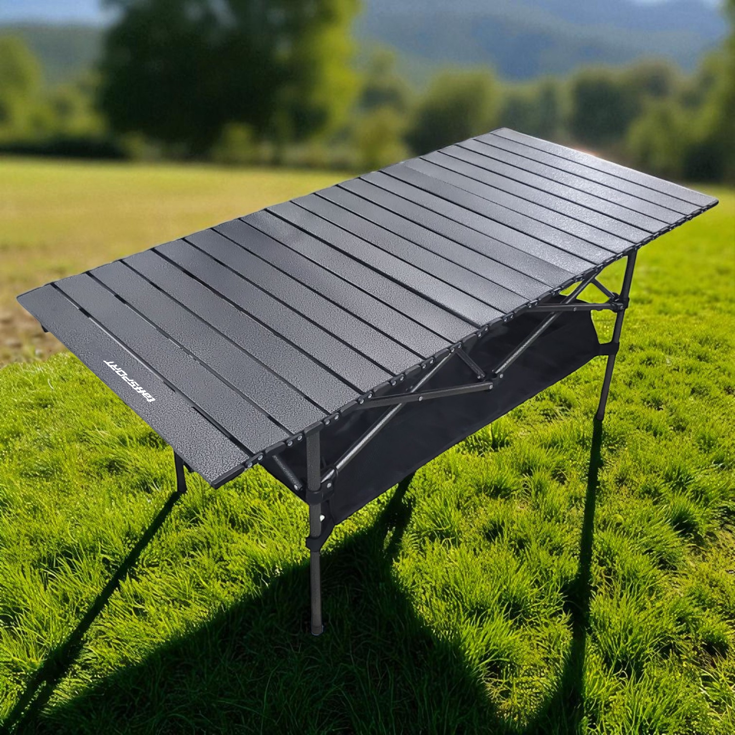 TaffSPORT Meja Lipat Outdoor Camping Folding Picnic Table 118x55x50cm - TX120