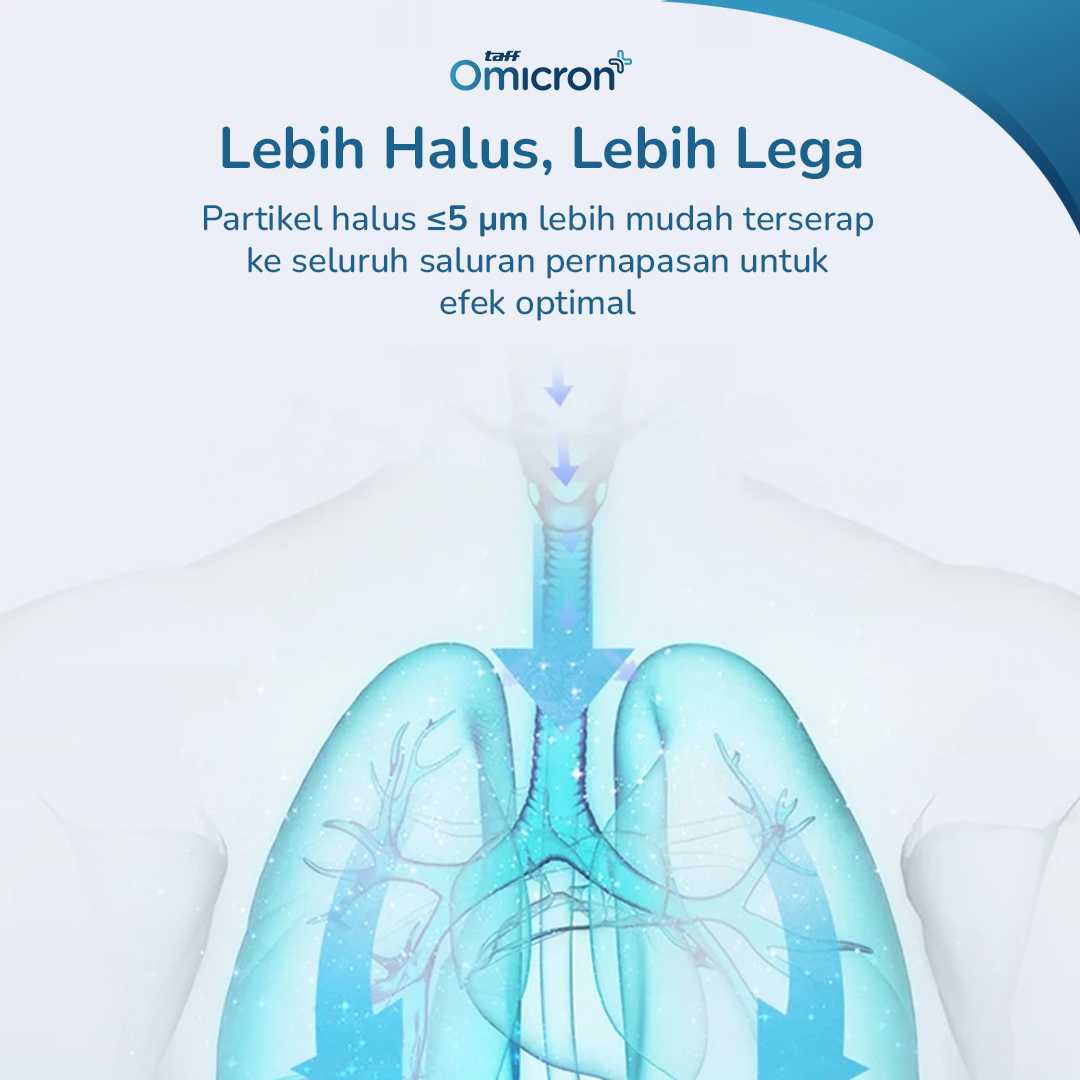 TaffOmicron Alat Terapi Pernapasan Mesh Nebulizer Portable Inhaler - JSL-W302 - Gambar 2